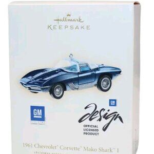 1961 Chevy Corvette Mako Shark Hallmark keepsake ornament in the box